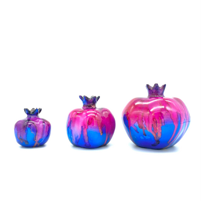 Granadas de Cristal Decorativas Rosa - Añade un Toque Elegante a tu Hogar.