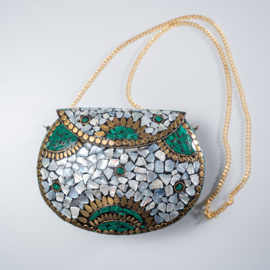 Bolso Mosaico Damasco: Bolso Artesanal Árabe N2