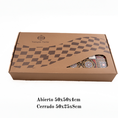 SHESH BESH Backgammon Artesanal-Elegancia y tradición árabe en tu hogar